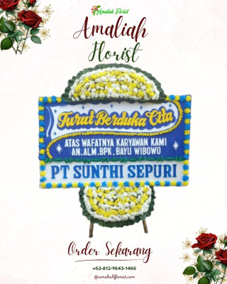 Papan Bunga Duka di Hubikiak