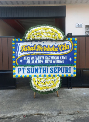 Papan Bunga Duka di Hubikiak